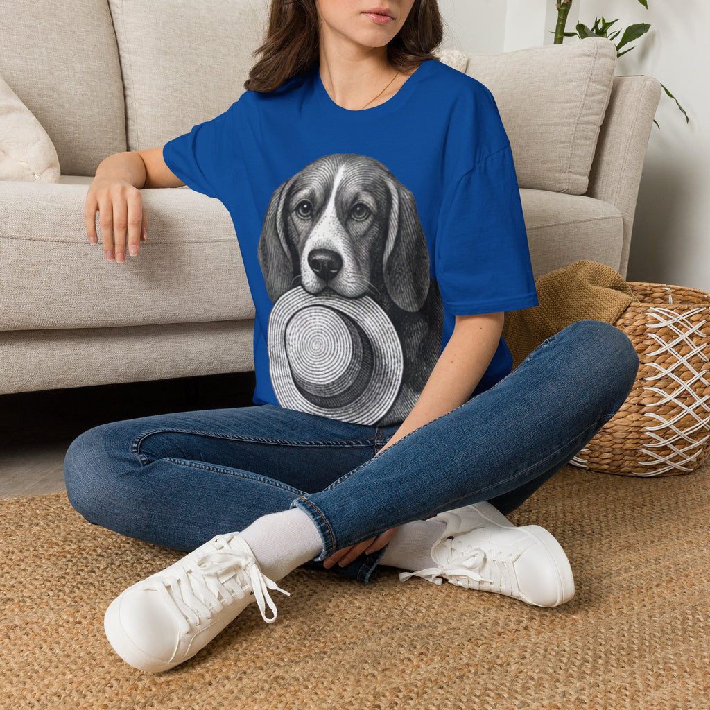 Beagle Portrait T-Shirt — Realistic Dog Face Tee for Dog Lovers