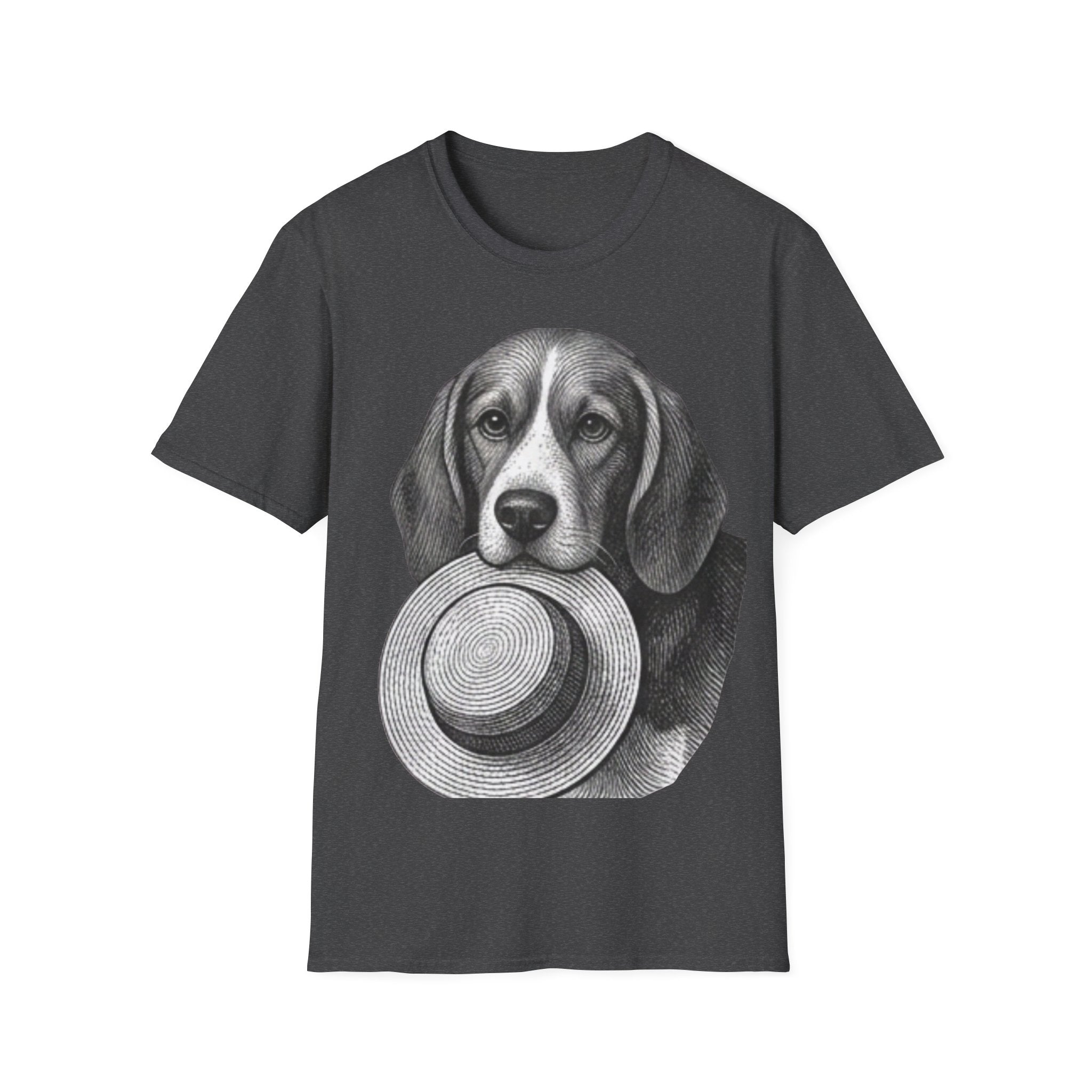 Beagle Portrait T-Shirt — Realistic Dog Face Tee for Dog Lovers