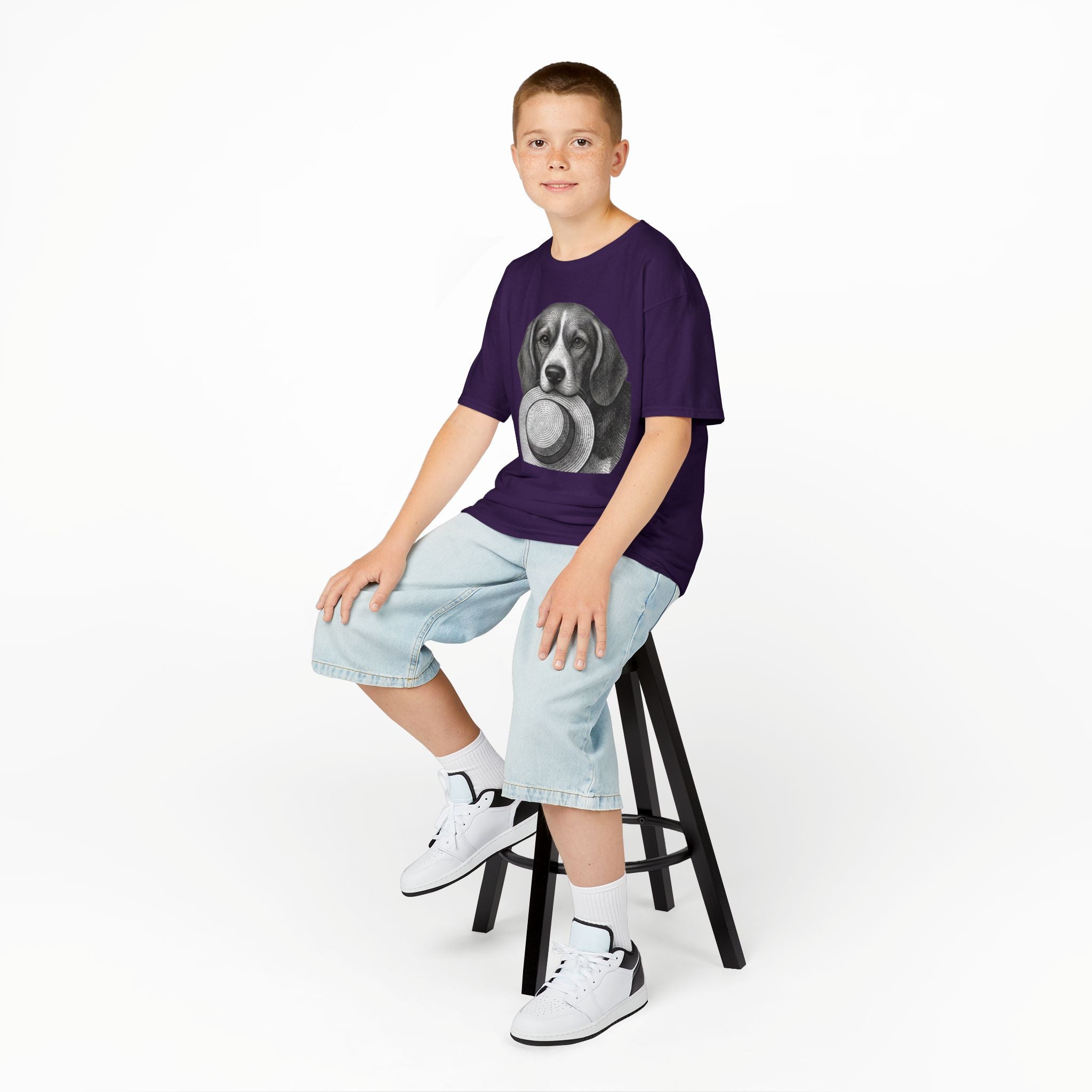 Beagle Kids Tee —Fergus the Hat Thief
