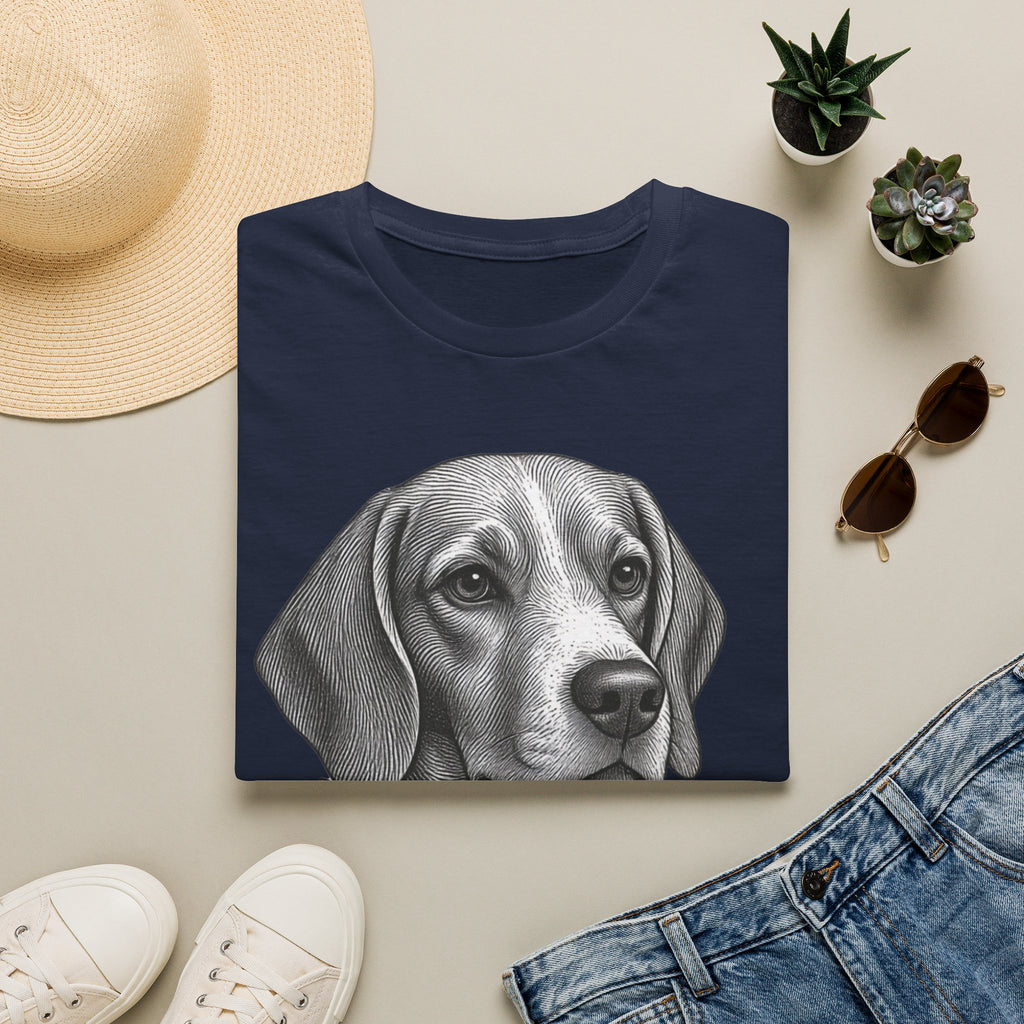 Beagle Portrait T-Shirt — Barry the Distinguished Bowtie Beagle