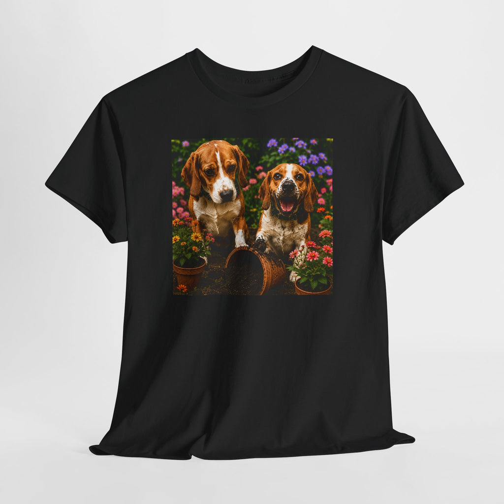 Beagle Garden T-Shirt, Beagle Lover Shirt, Funny Dog Mom Gift, Beagle Dog Shirt, Cute Beagle Gift, Dog Lover Tee