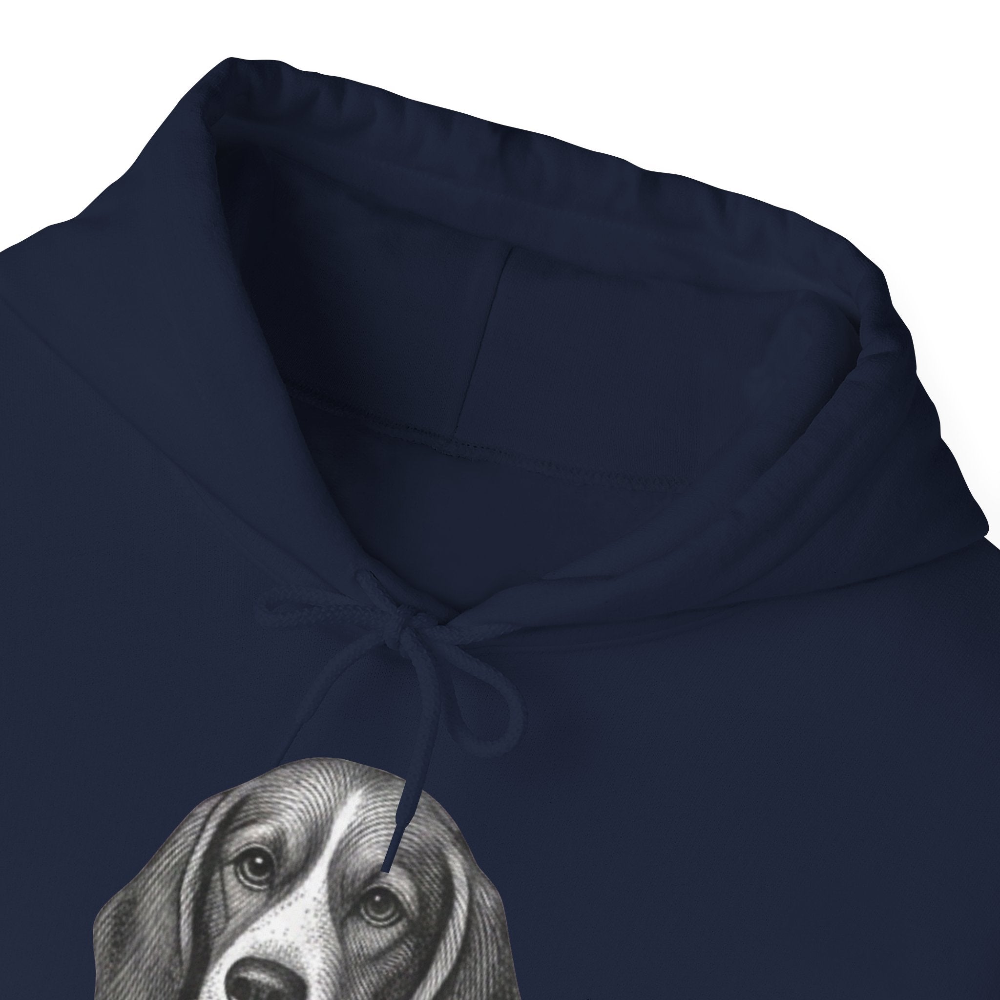 Beagle with Hat Hoodie – Cute Dog Illustration Pullover