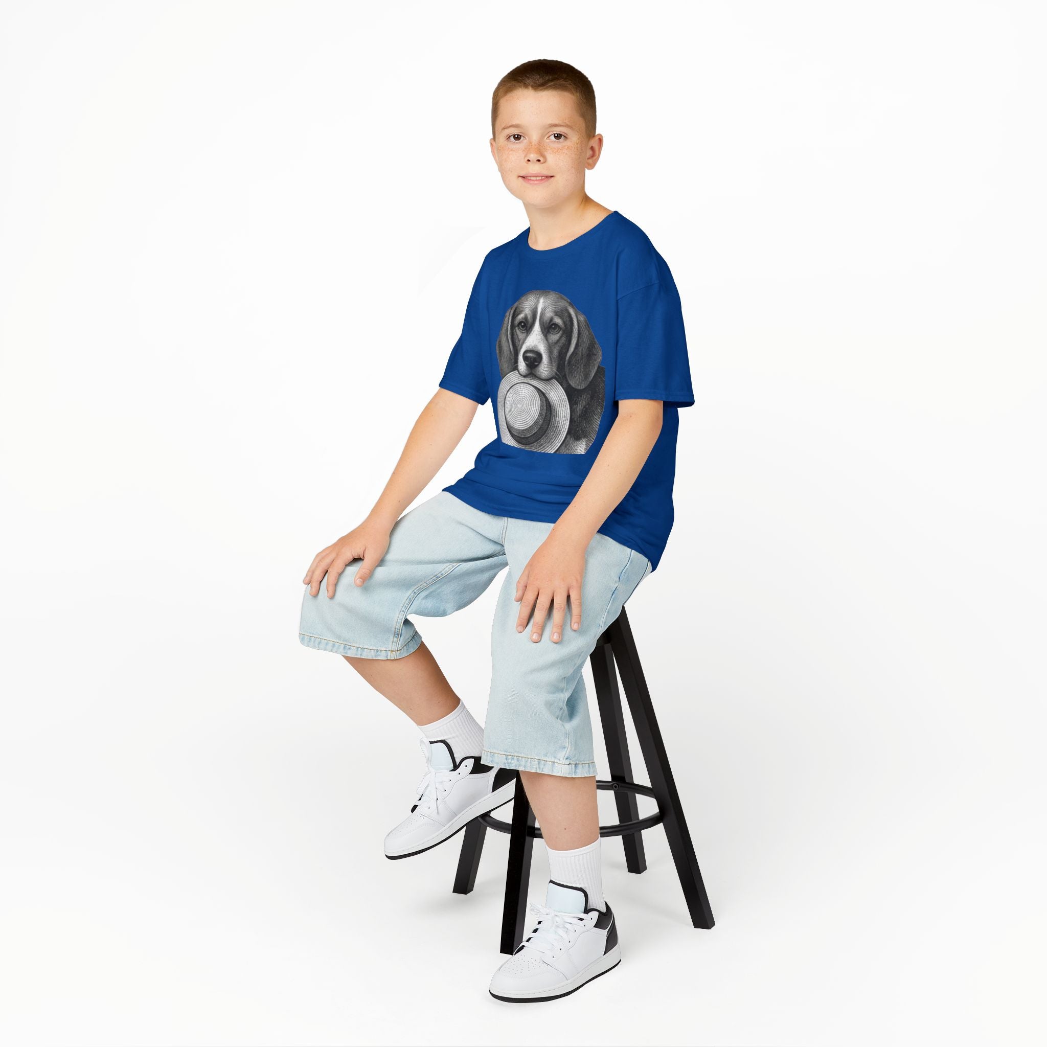 Beagle Kids Tee —Fergus the Hat Thief
