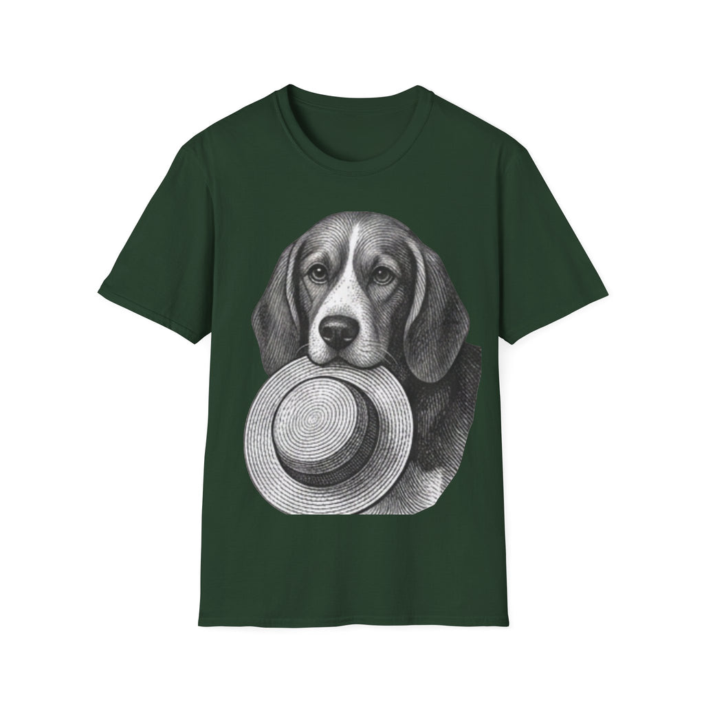 Beagle Portrait T-Shirt — Realistic Dog Face Tee for Dog Lovers
