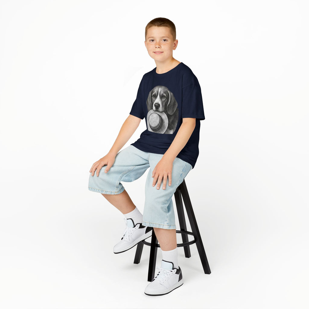 Beagle Kids Tee —Fergus the Hat Thief
