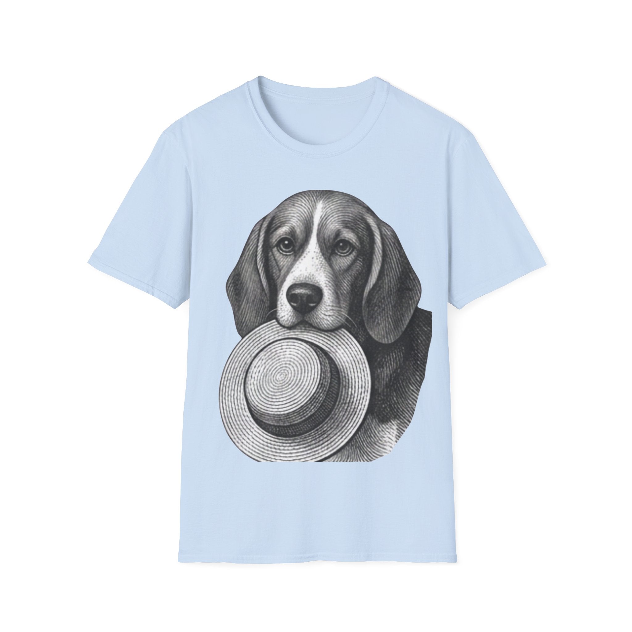 Beagle Portrait T-Shirt — Realistic Dog Face Tee for Dog Lovers