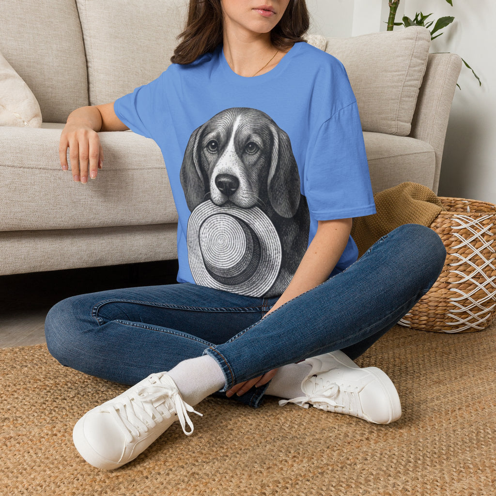 Beagle Portrait T-Shirt — Realistic Dog Face Tee for Dog Lovers