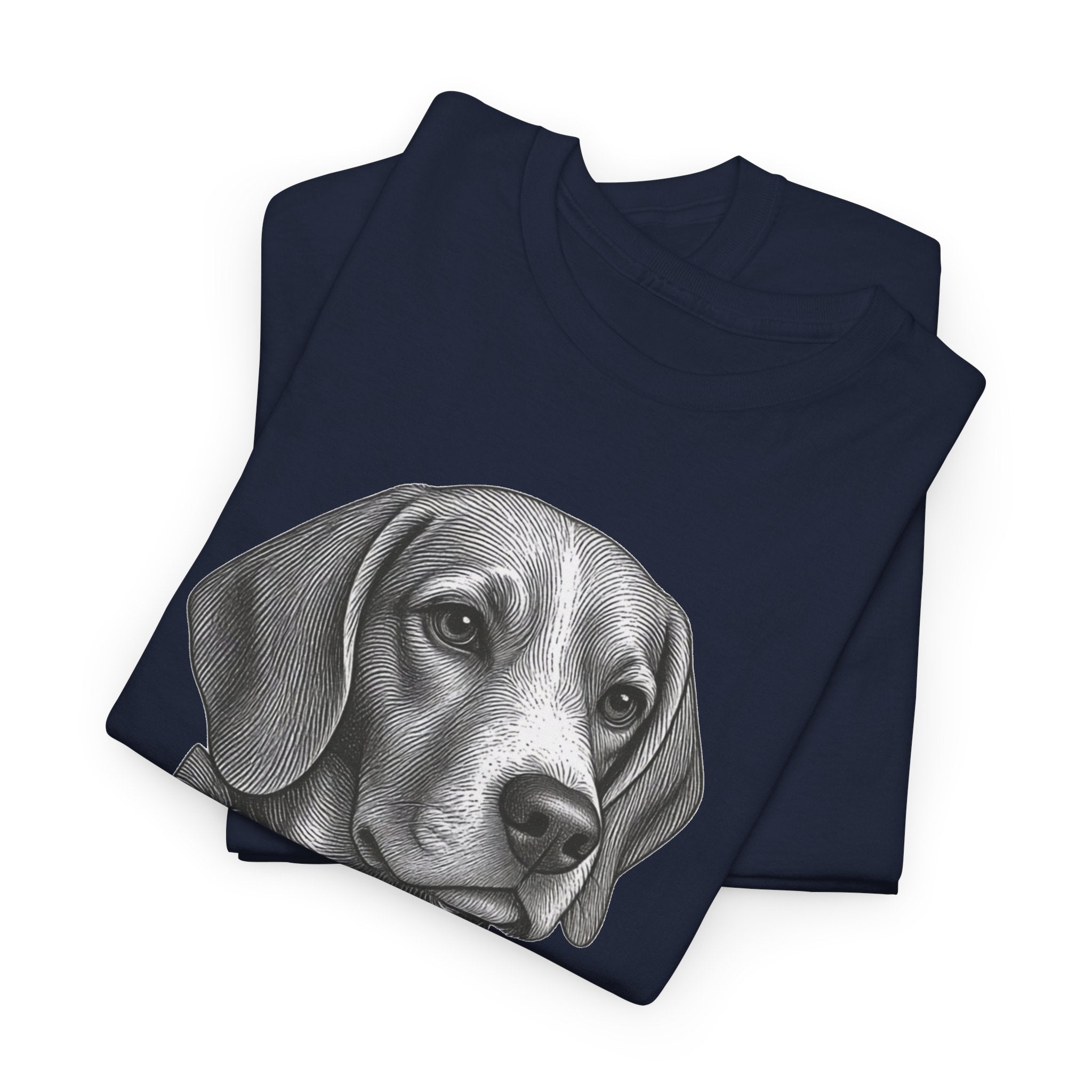 Beagle T Shirt, Bow Tie Beagle Shirt, Vintage Dog Lover Gift, Beagle Lover Gift, Black and White Beagle Portrait Tee