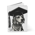 Beagle Graduation Journal — Lined Hardcover Notebook for Grad Gifts & Dog Lovers