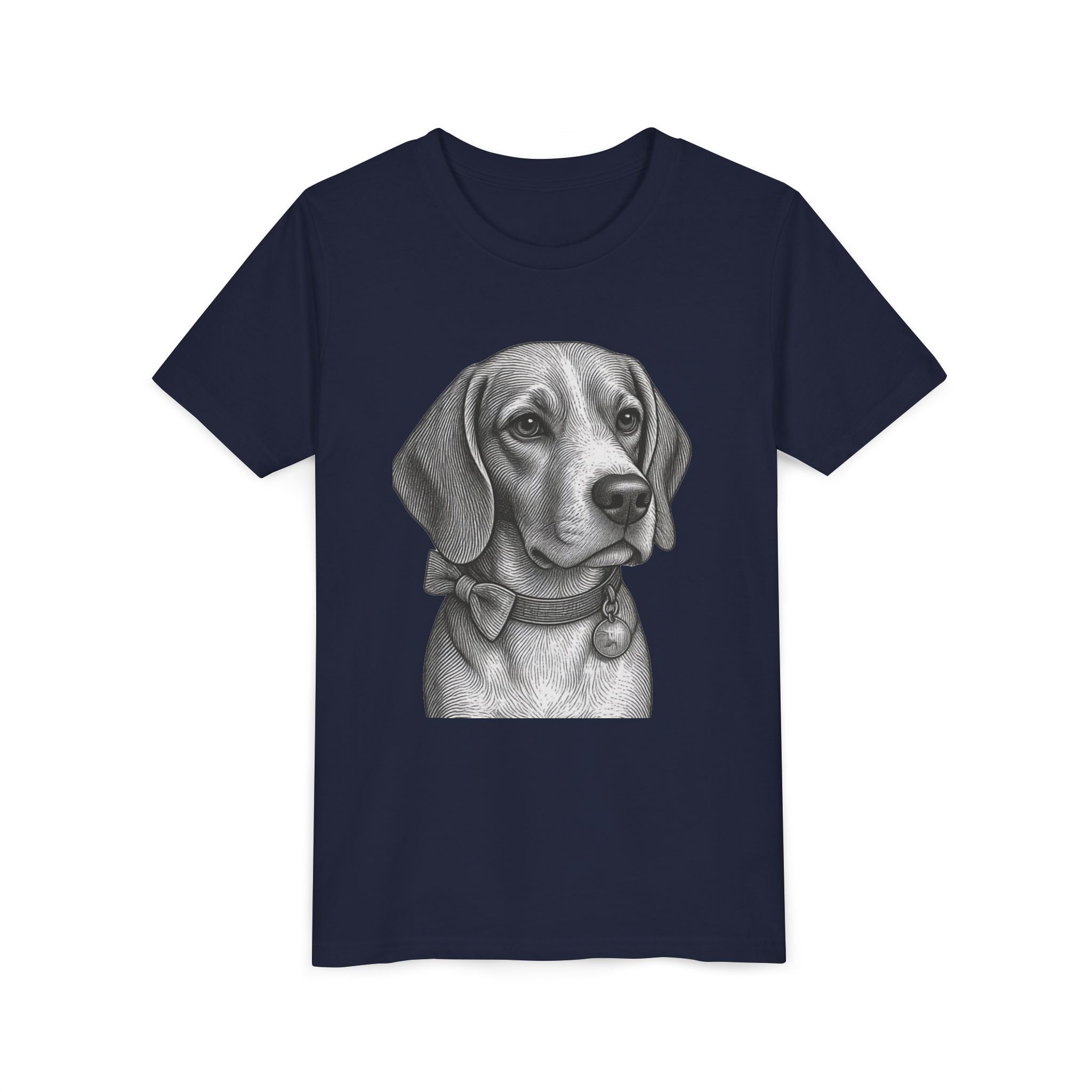 Youth Tee — Barry the Distinguished Bowtie Beagle