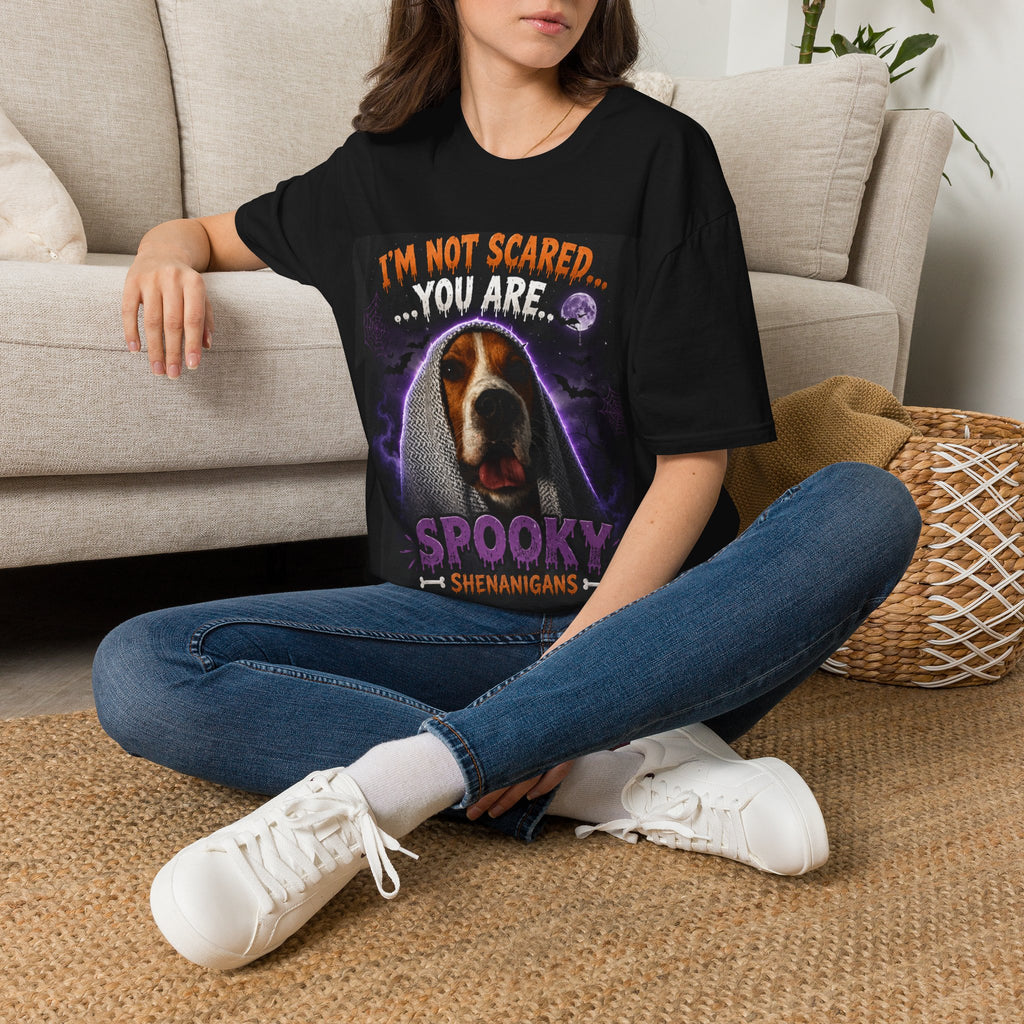Beagle Halloween- I'm Not Scared…You Are — Spooky Dog Halloween T-Shirt