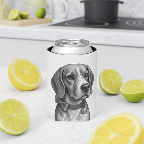 Beagle Can Cooler – Barry the Distinguished Bowtie Beagle