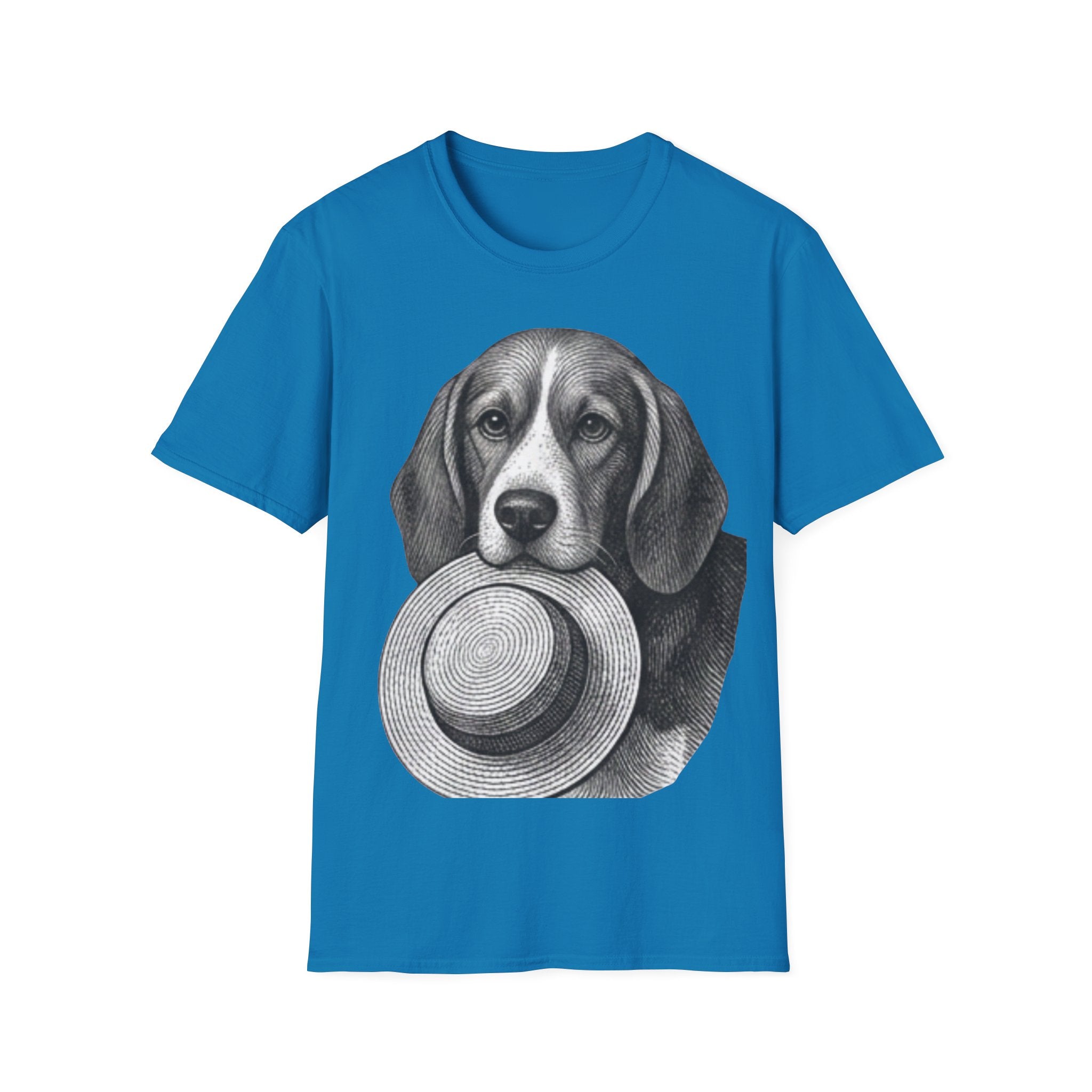 Beagle Portrait T-Shirt — Realistic Dog Face Tee for Dog Lovers