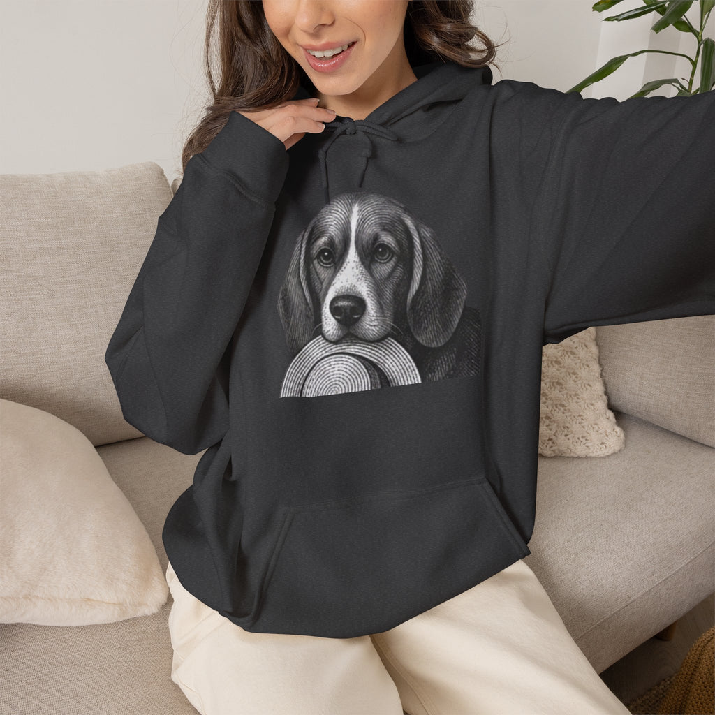 Beagle Hoodie — Fergus the Hat Thief