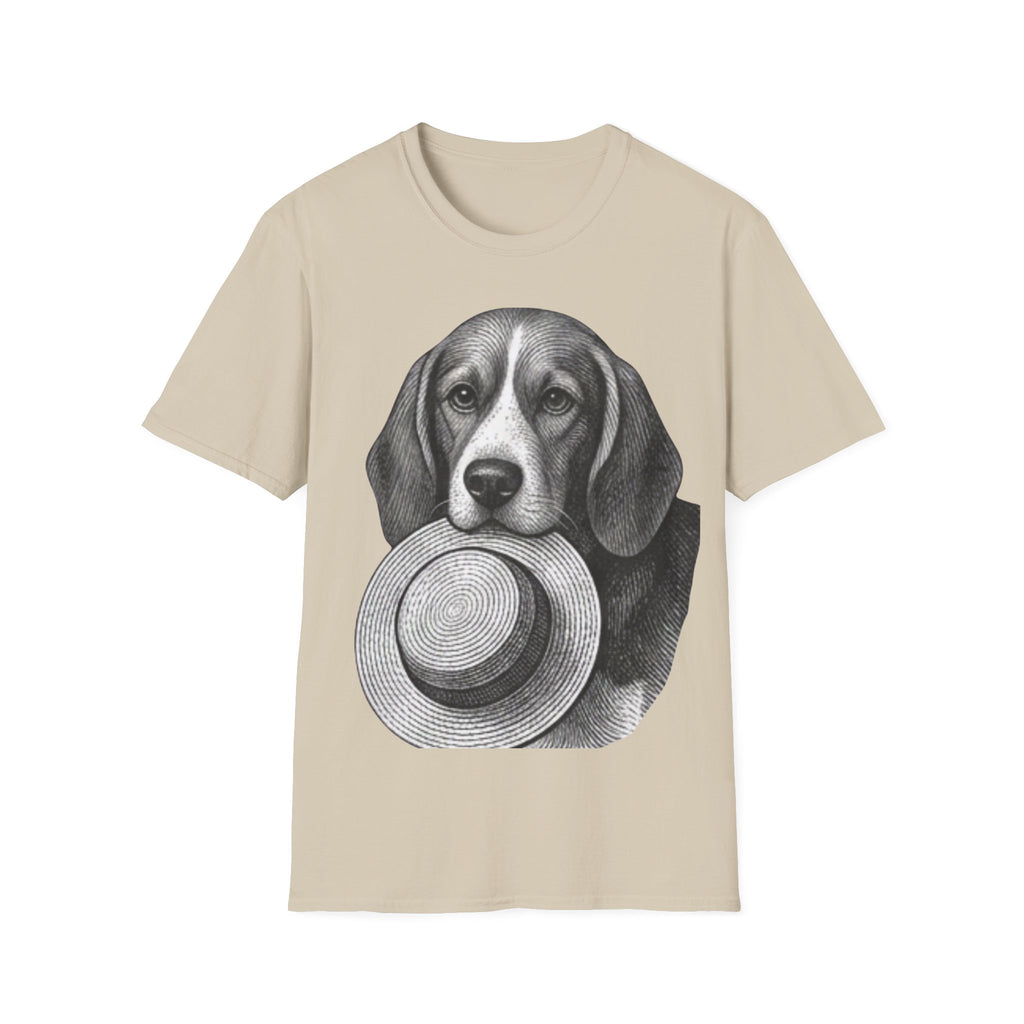 Beagle Portrait T-Shirt — Realistic Dog Face Tee for Dog Lovers