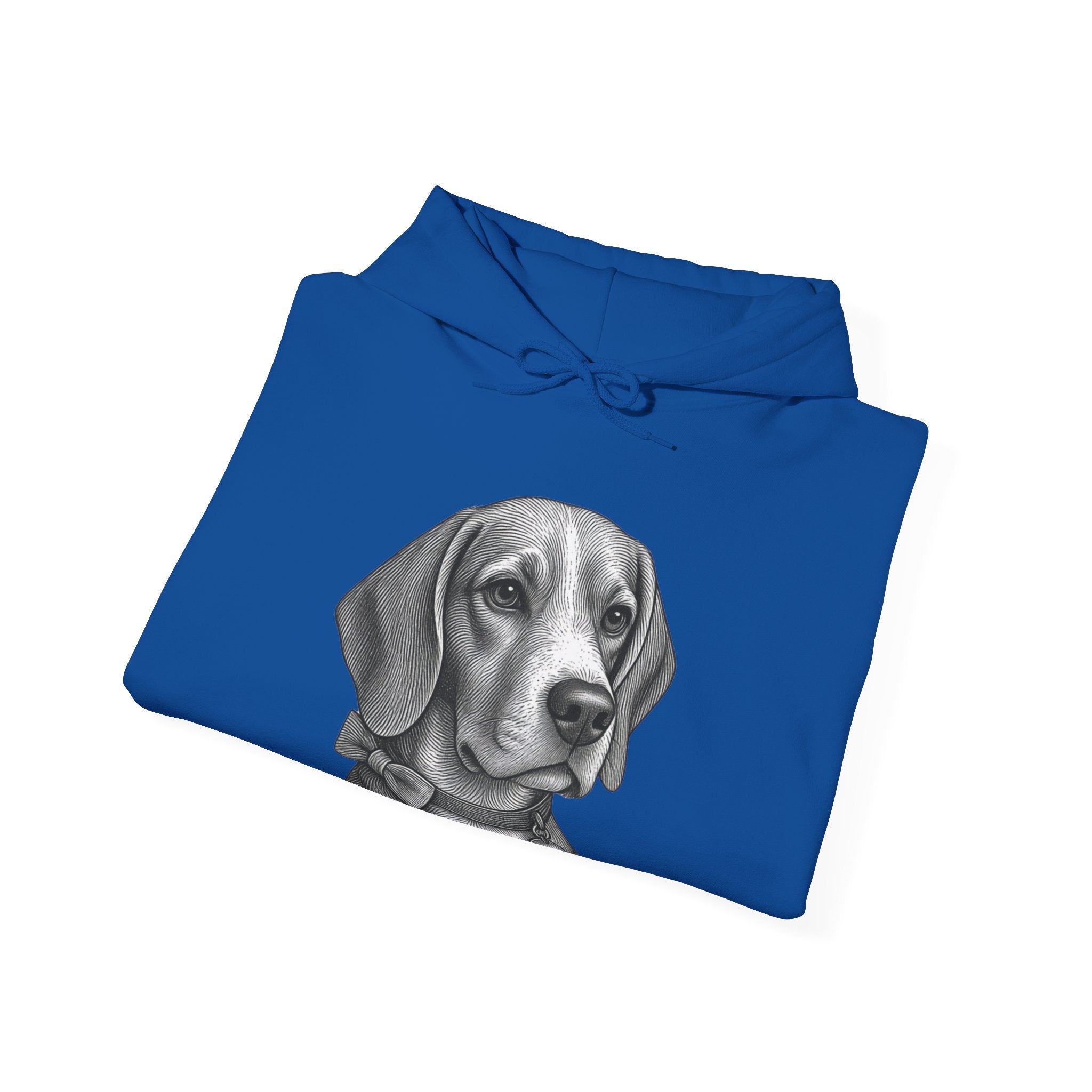Beagle Portrait Hoodie — Barry the Distinguished Bowtie Beagle