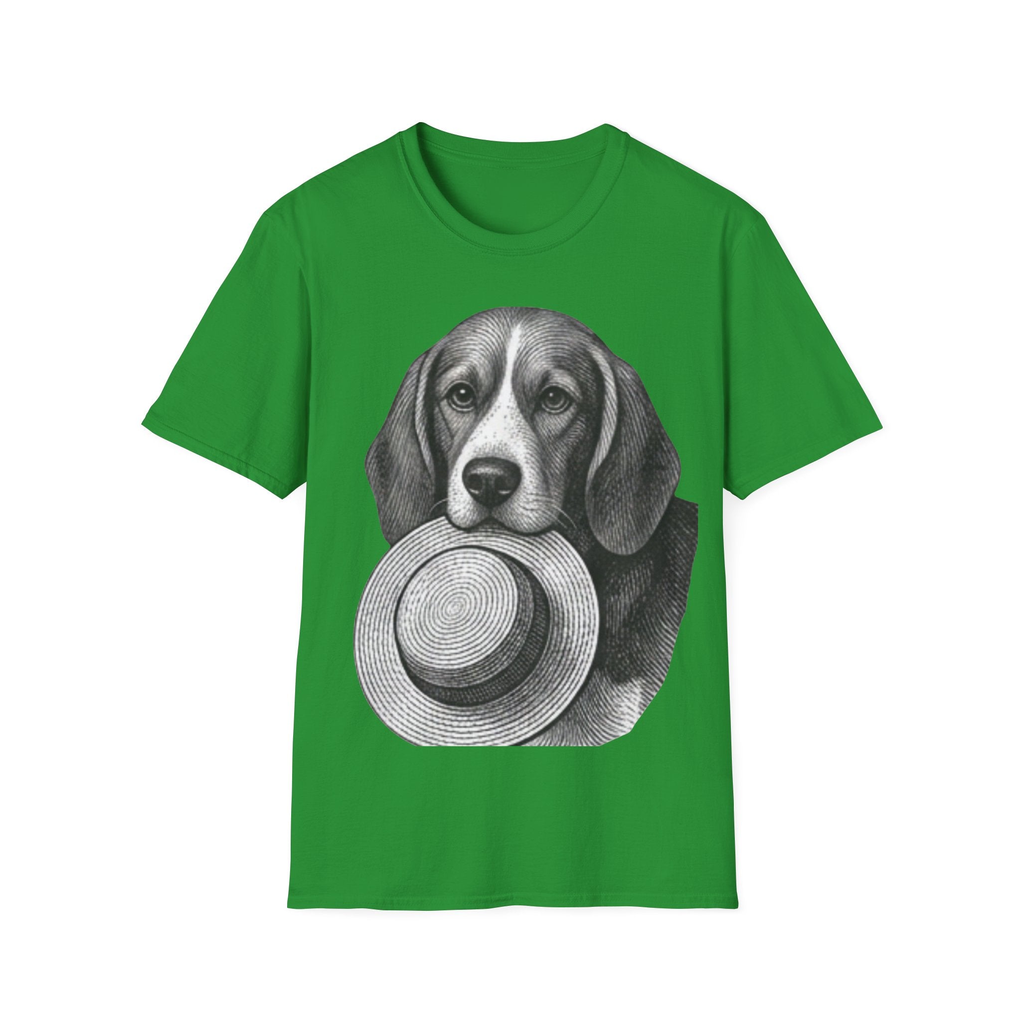Beagle Portrait T-Shirt — Realistic Dog Face Tee for Dog Lovers