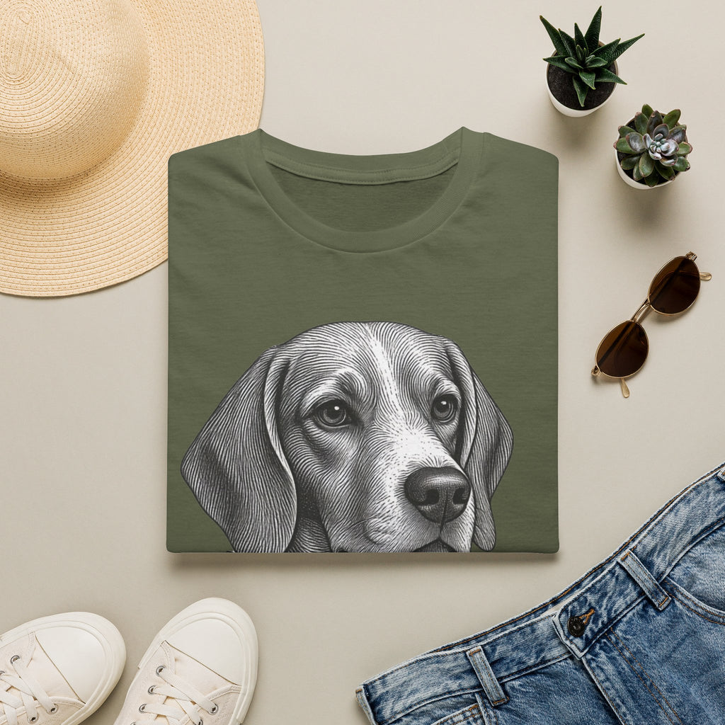 Beagle Portrait T-Shirt — Barry the Distinguished Bowtie Beagle