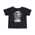 Infant Tee —  Beagle Portrait Baby T‑Shirt - Barry the Distinguished Bowtie Beagle
