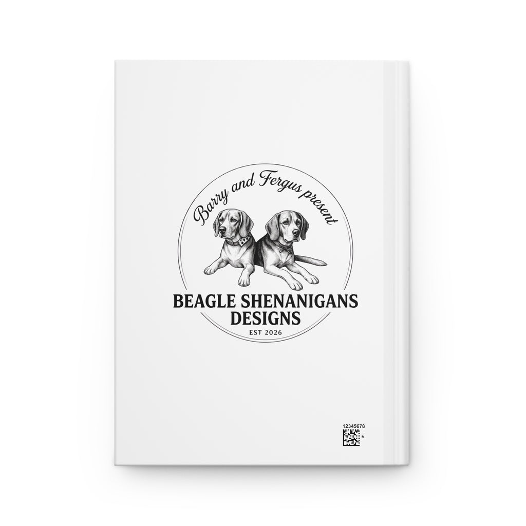 Beagle Graduation Journal — Lined Hardcover Notebook for Grad Gifts & Dog Lovers