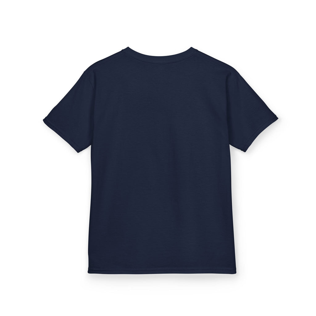 Kids Tee — Beagle Holding Straw Hat Cute Dog Graphic