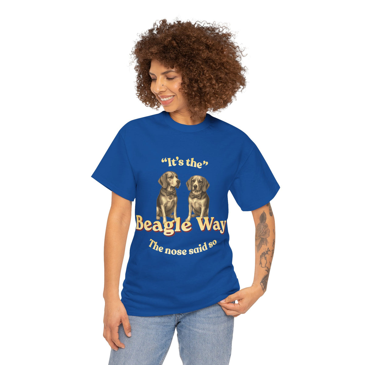 Beagle Way T-Shirt — "It's the Beagle Way" Retro Dog Lover Tee