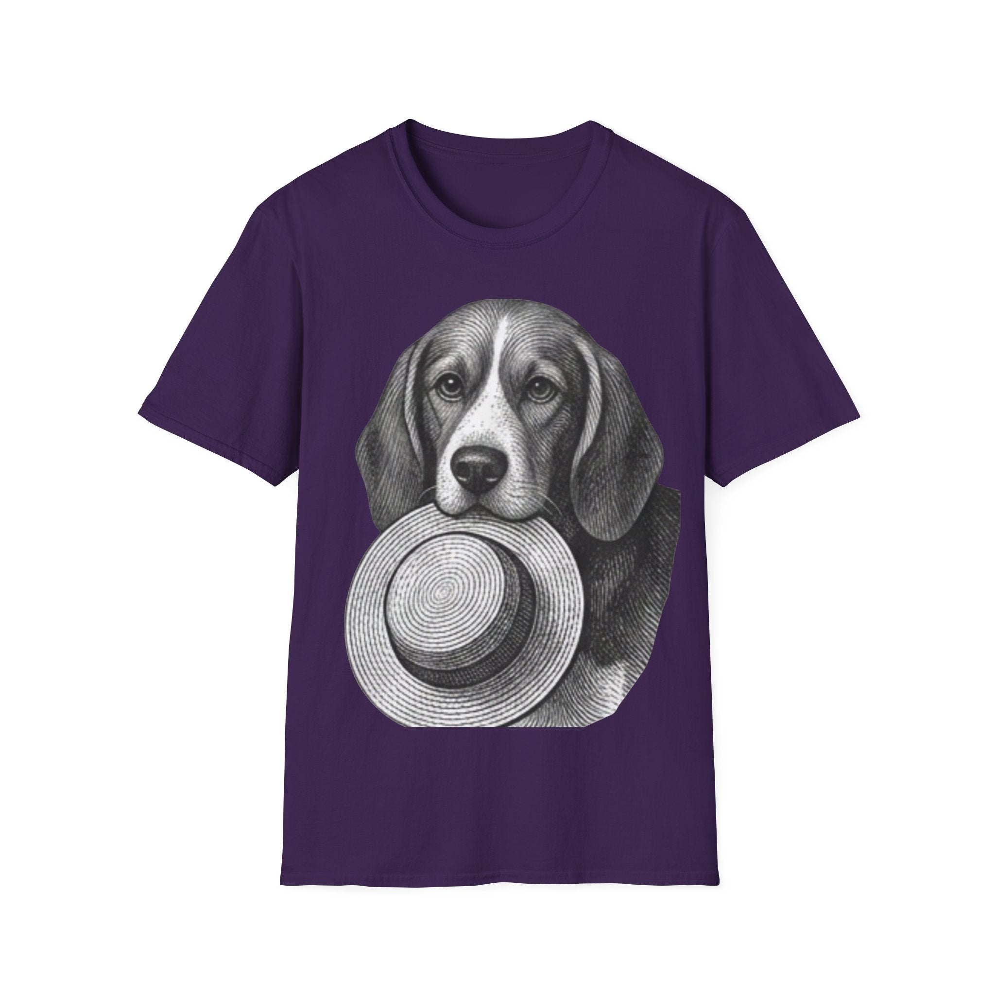 Beagle Portrait T-Shirt — Realistic Dog Face Tee for Dog Lovers