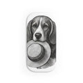 Beagle with Hat Phone Grip — Vintage Dog Click-On Phone Stand