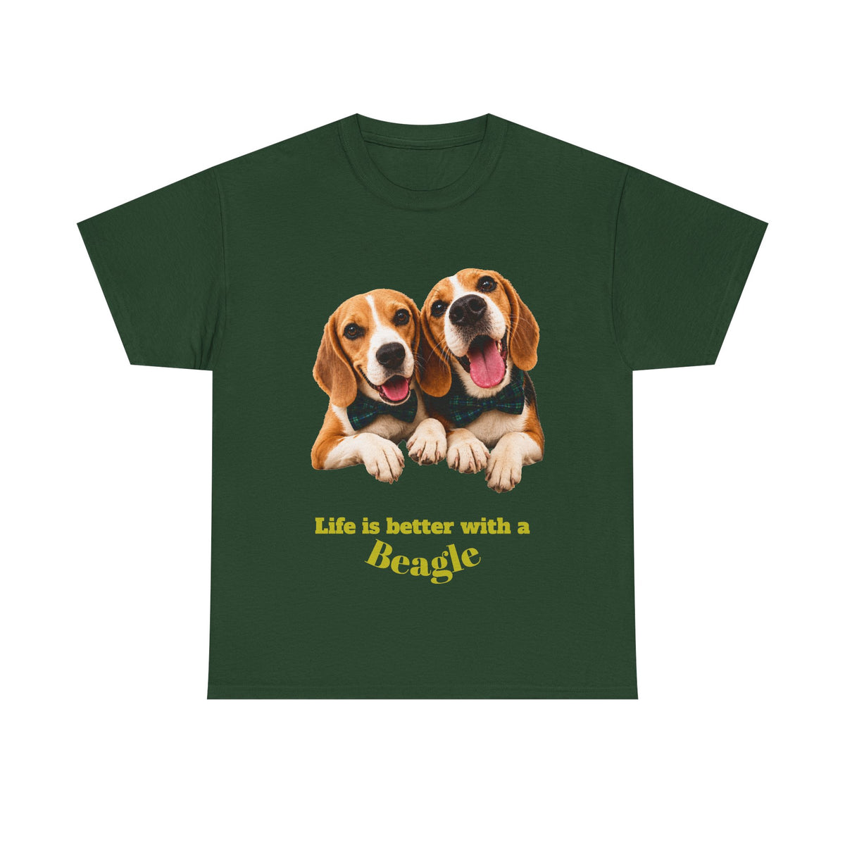 Beagle Dogs T-Shirt — "Life is Better with a Beagle" Cute Pet Lover Tee