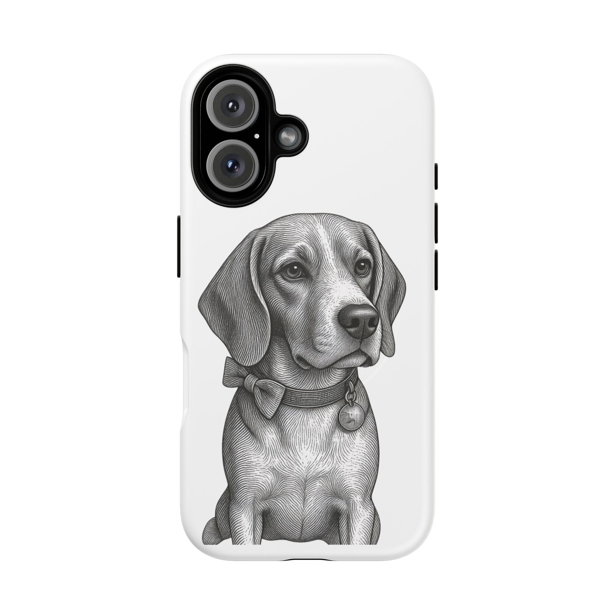 Beagle Portrait Tough Magnetic Phone Case — Barry the Distinguished Beagle