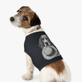 Dog Tank Top — Vintage Beagle Holding Straw Hat Pet Tee