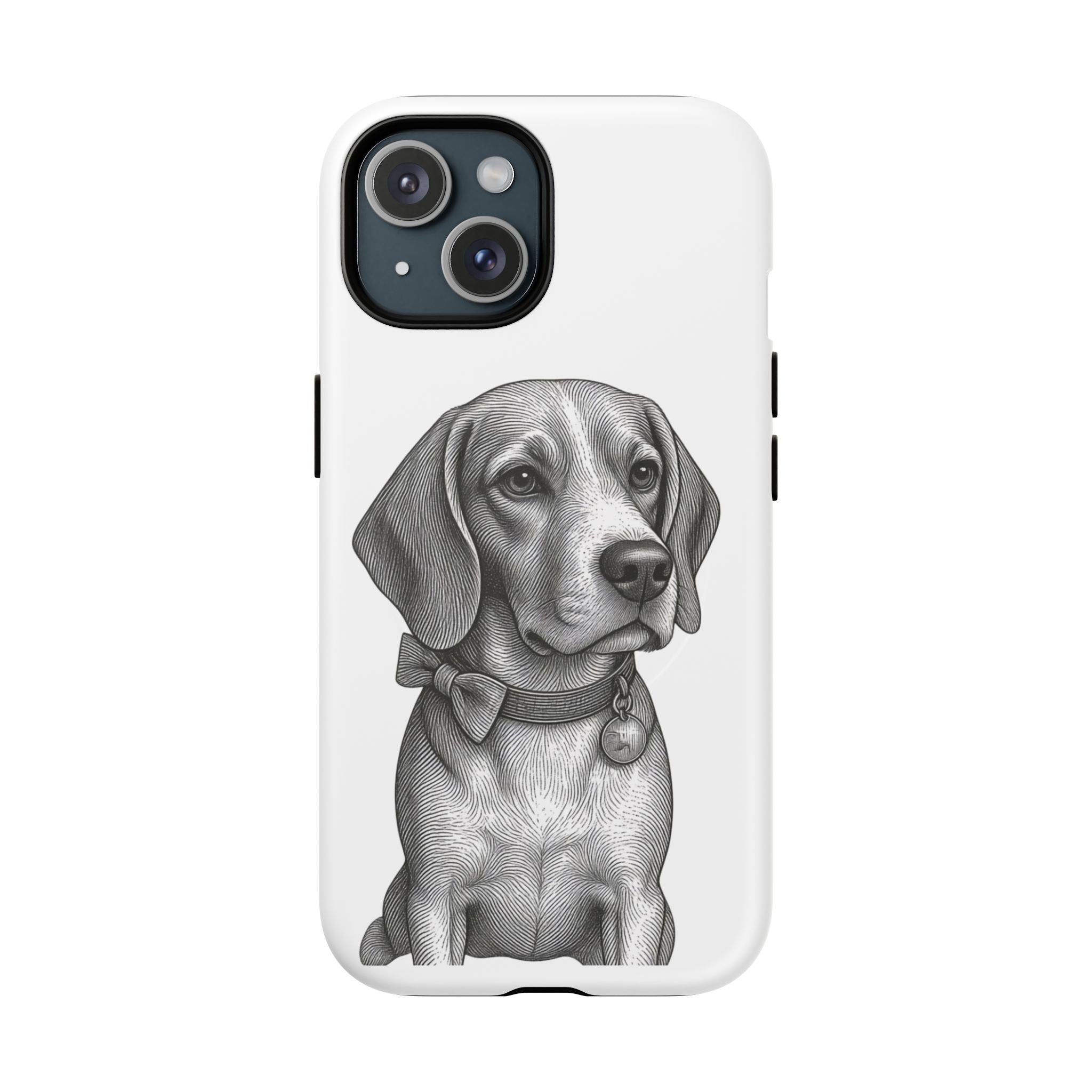 Beagle Portrait Tough Magnetic Phone Case — Barry the Distinguished Beagle