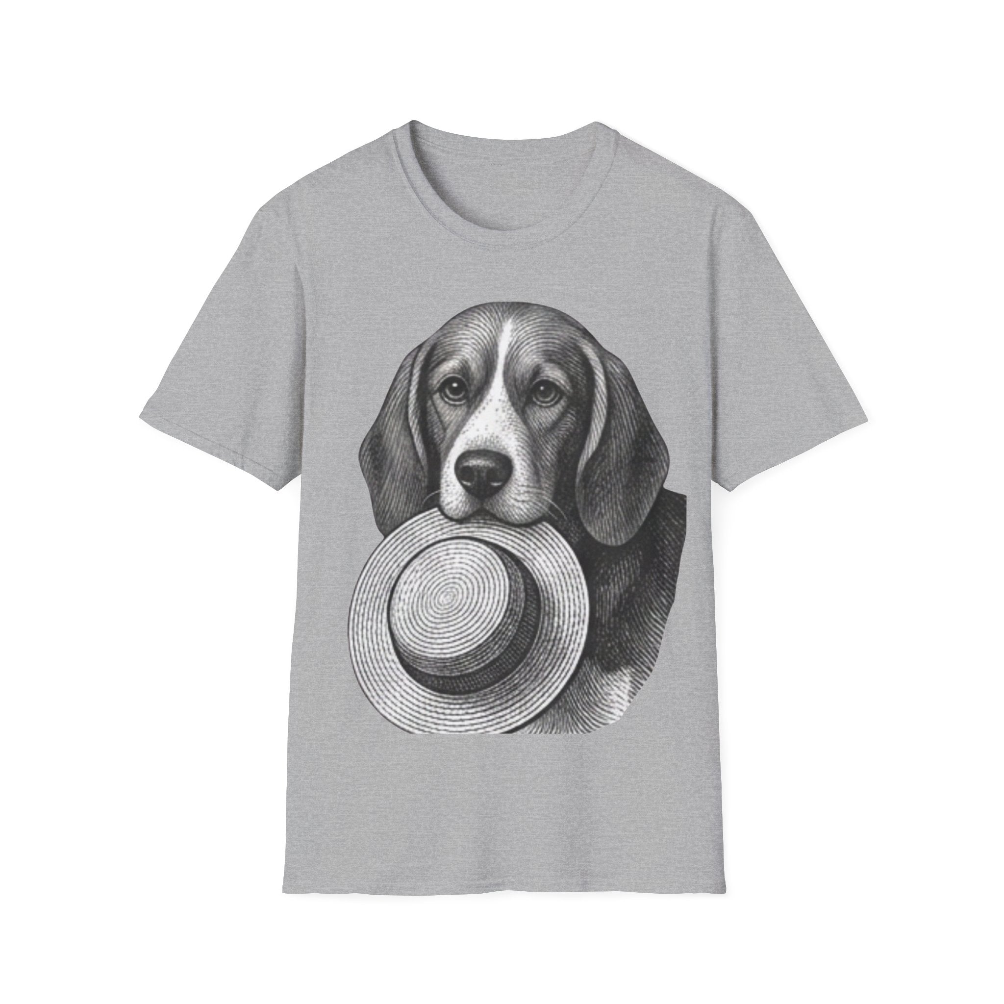 Beagle Portrait T-Shirt — Realistic Dog Face Tee for Dog Lovers