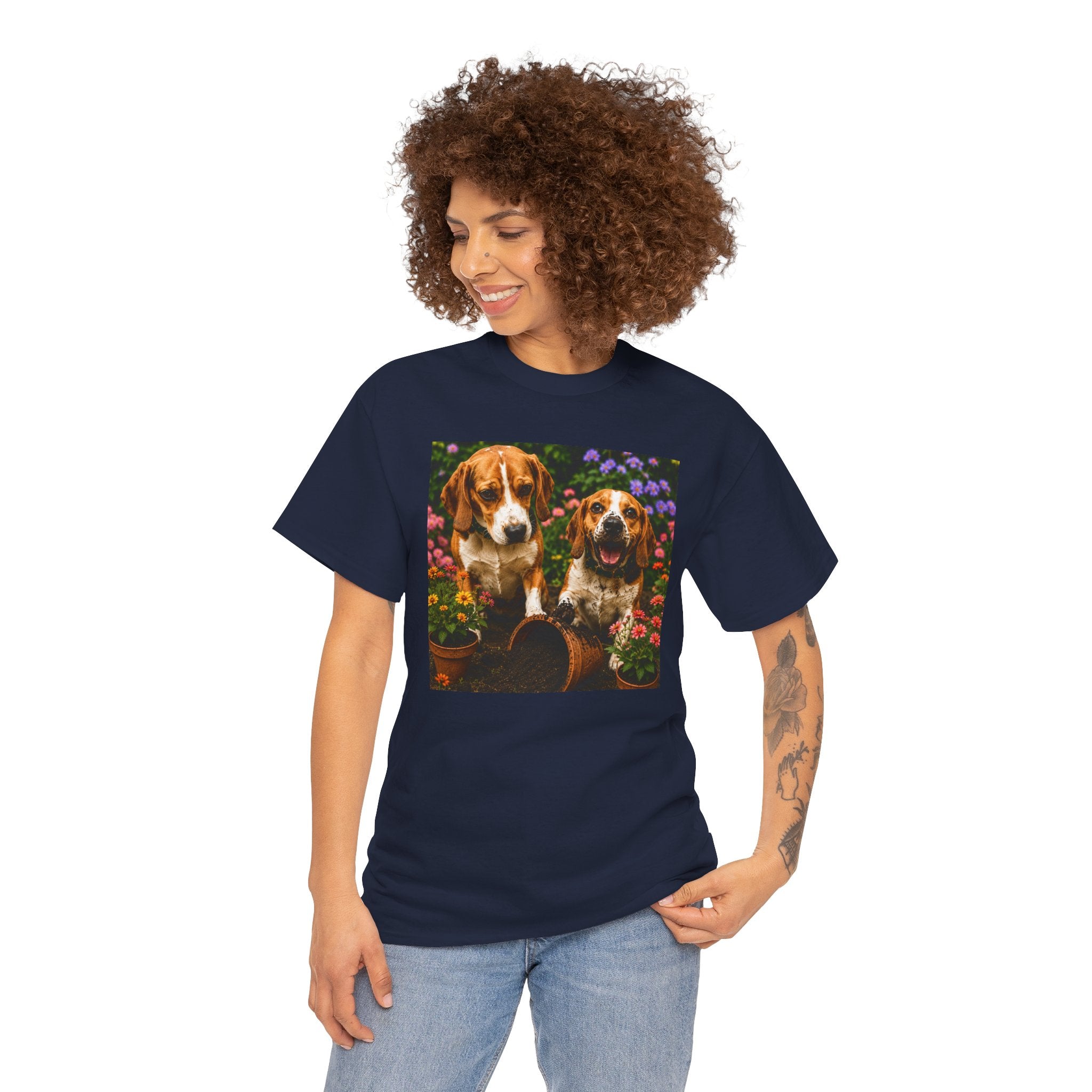 Beagle Garden T-Shirt, Beagle Lover Shirt, Funny Dog Mom Gift, Beagle Dog Shirt, Cute Beagle Gift, Dog Lover Tee