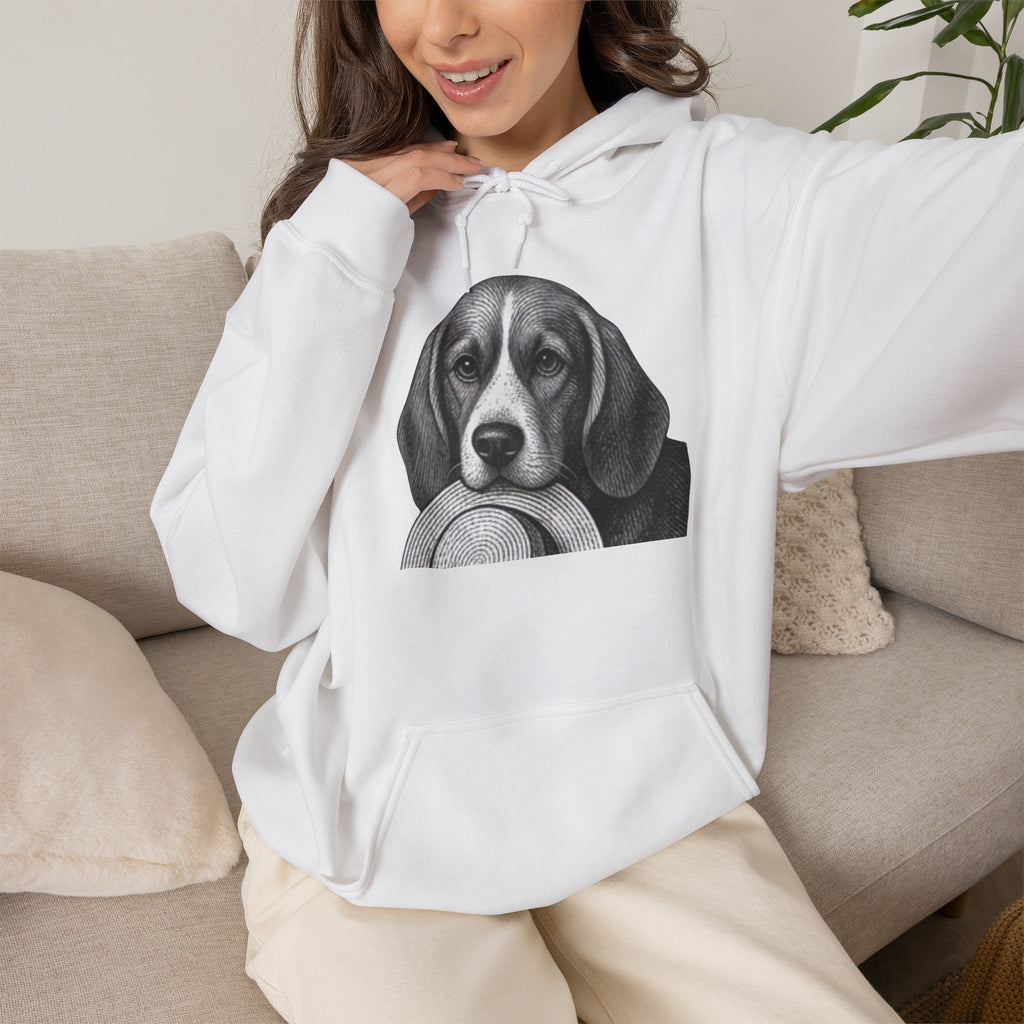 Beagle Hoodie — Fergus the Hat Thief
