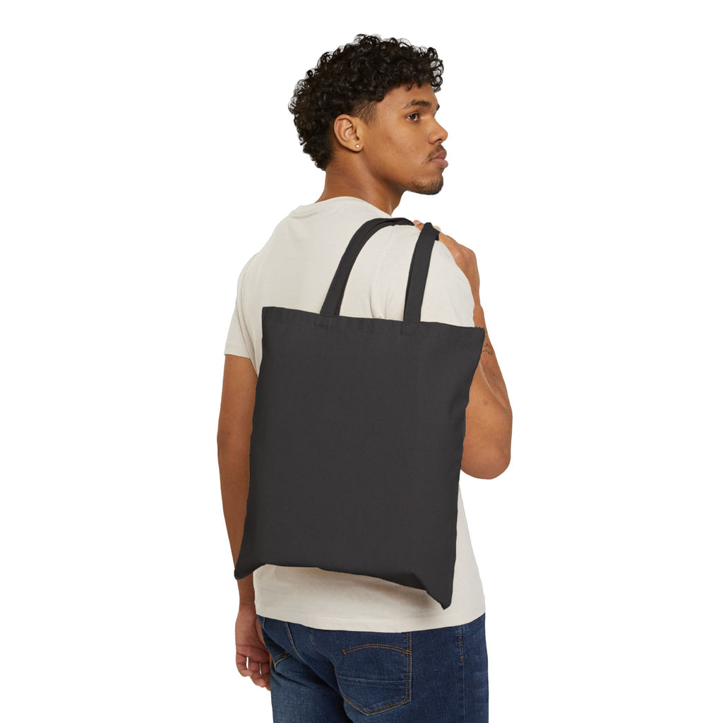 Beagle Holding Straw Hat Tote Bag — Vintage Dog Canvas Tote