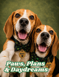 Happy Beagle Selfie Notebook
