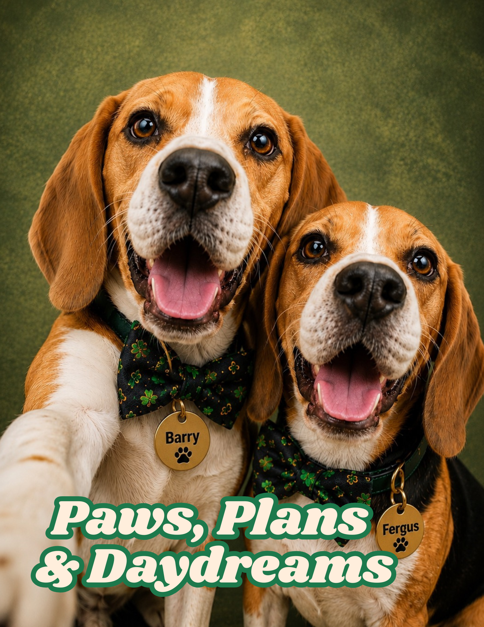 Happy Beagle Selfie Notebook