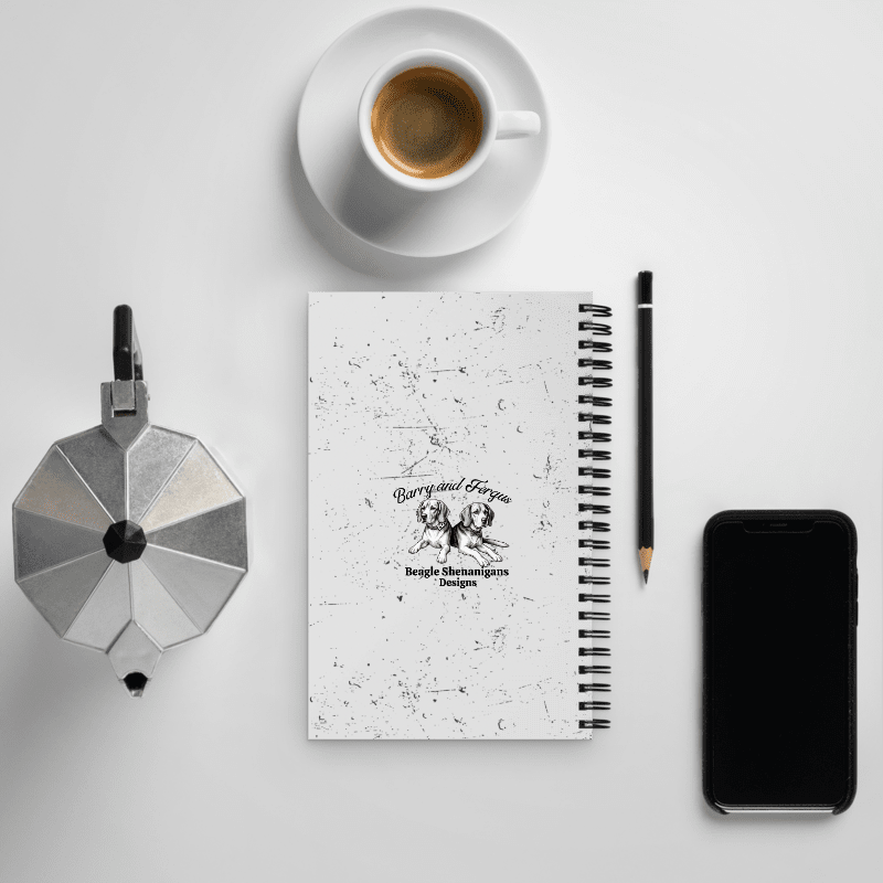 Beagle spiral notebook, Journal Dog lover gift. Every Day needs more Pawisitivity